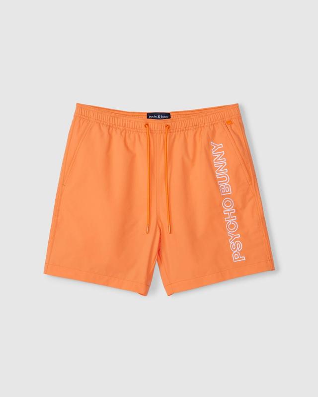 Psycho Bunny Mens Melvin Swim Trunk 819 NECTARINE Product Image