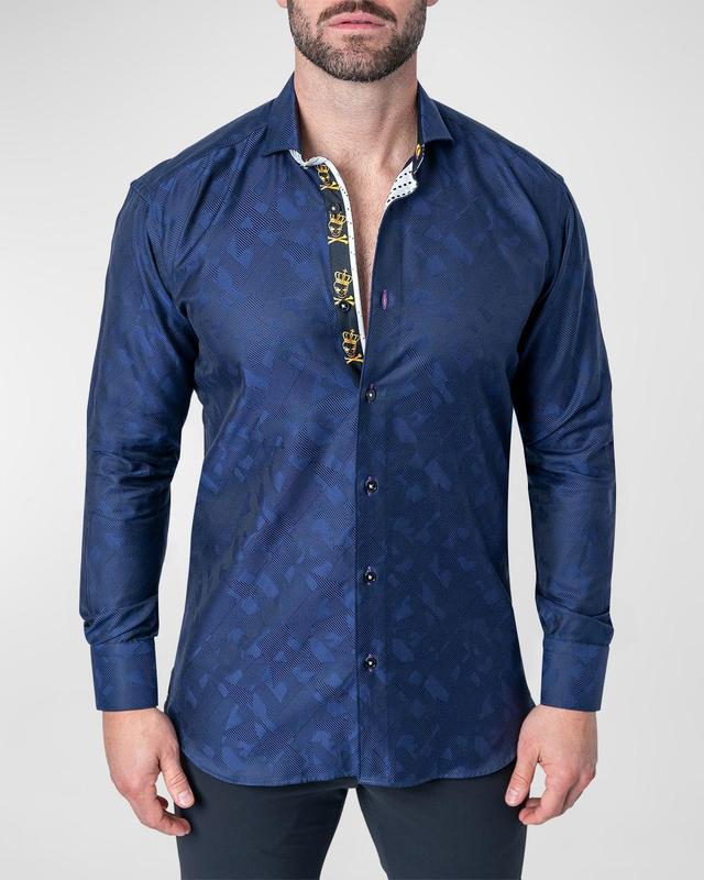 Mens Einstein Shapes Sport Shirt Product Image