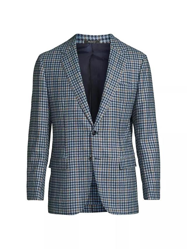 Houndstooth Check Wool Sport Jacket Product Image