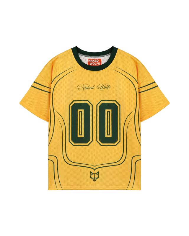 Naked Wolfe Jersey Top Yellow Product Image