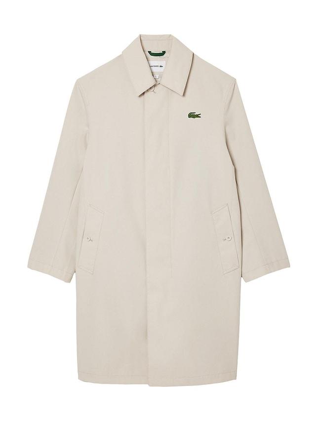 Mens Cotton-Blend Trench Coat Product Image