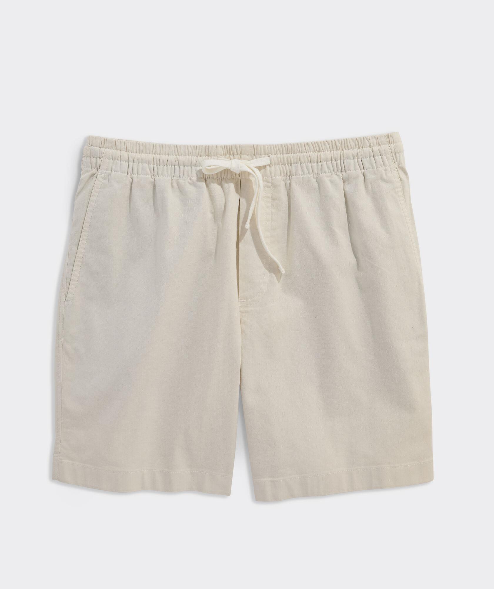 7 Inch Pull-On Cotton Linen Shorts Product Image