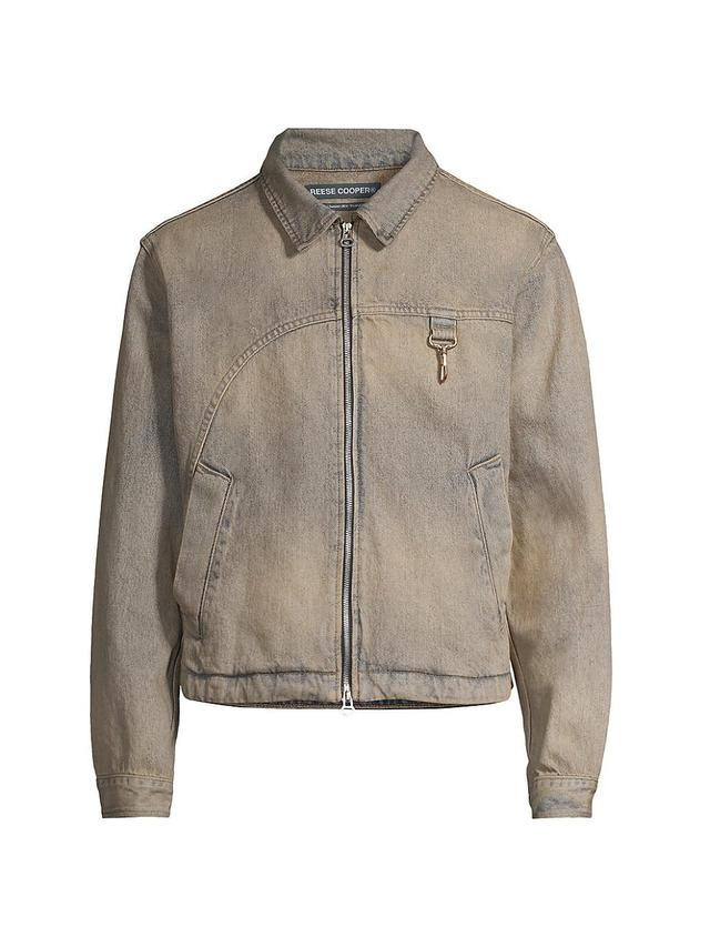 Mens Denim Work Jacket Product Image