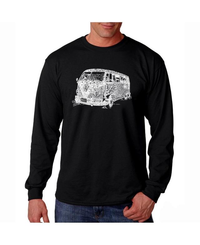 La Pop Art Mens Word Art Long Sleeve T-Shirt - The 70s Product Image