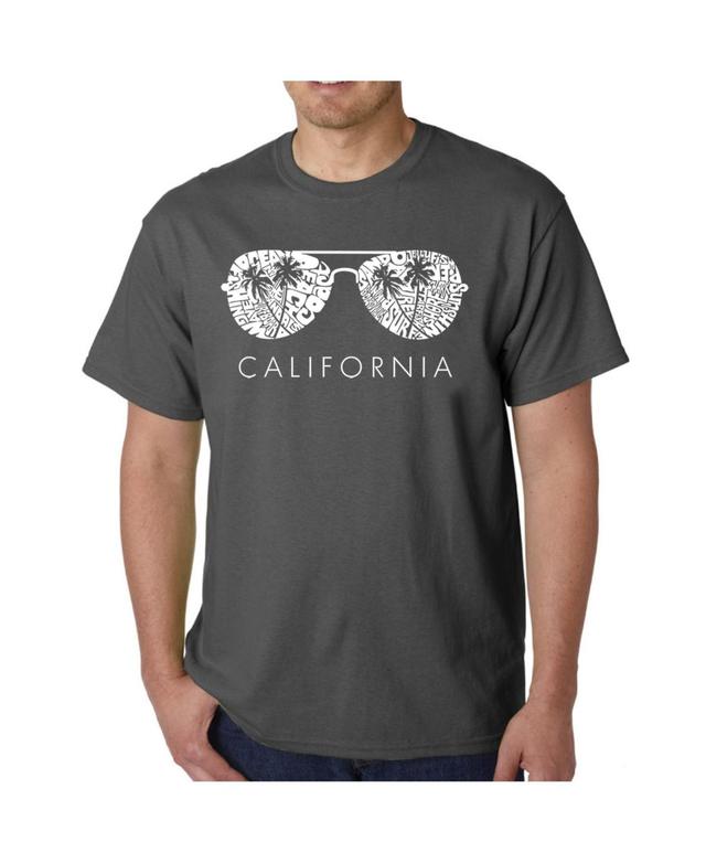 La Pop Art Mens Word Art - California Shades T-Shirt Product Image