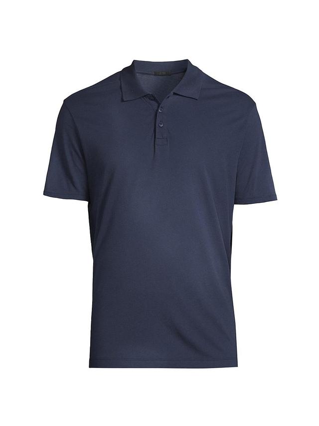 Mens 40s Faded Washed Jersey Polo Shirt Product Image