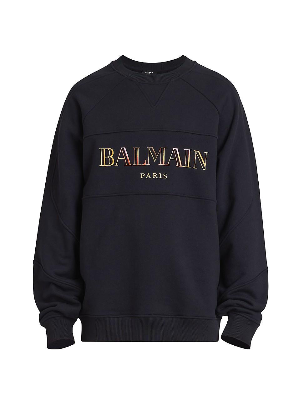 Mens Vintage Embroidered Logo Crewneck Sweatshirt Product Image