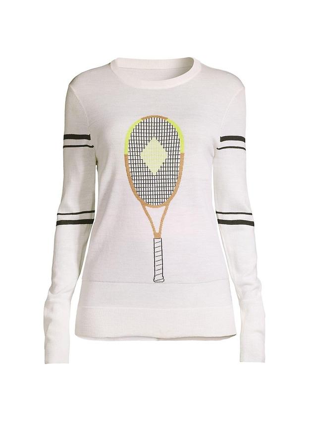 Womens The Racquet Merino Wool Sweater Product Image