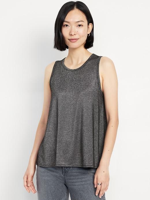 Luxe Sleeveless Shine Top Product Image