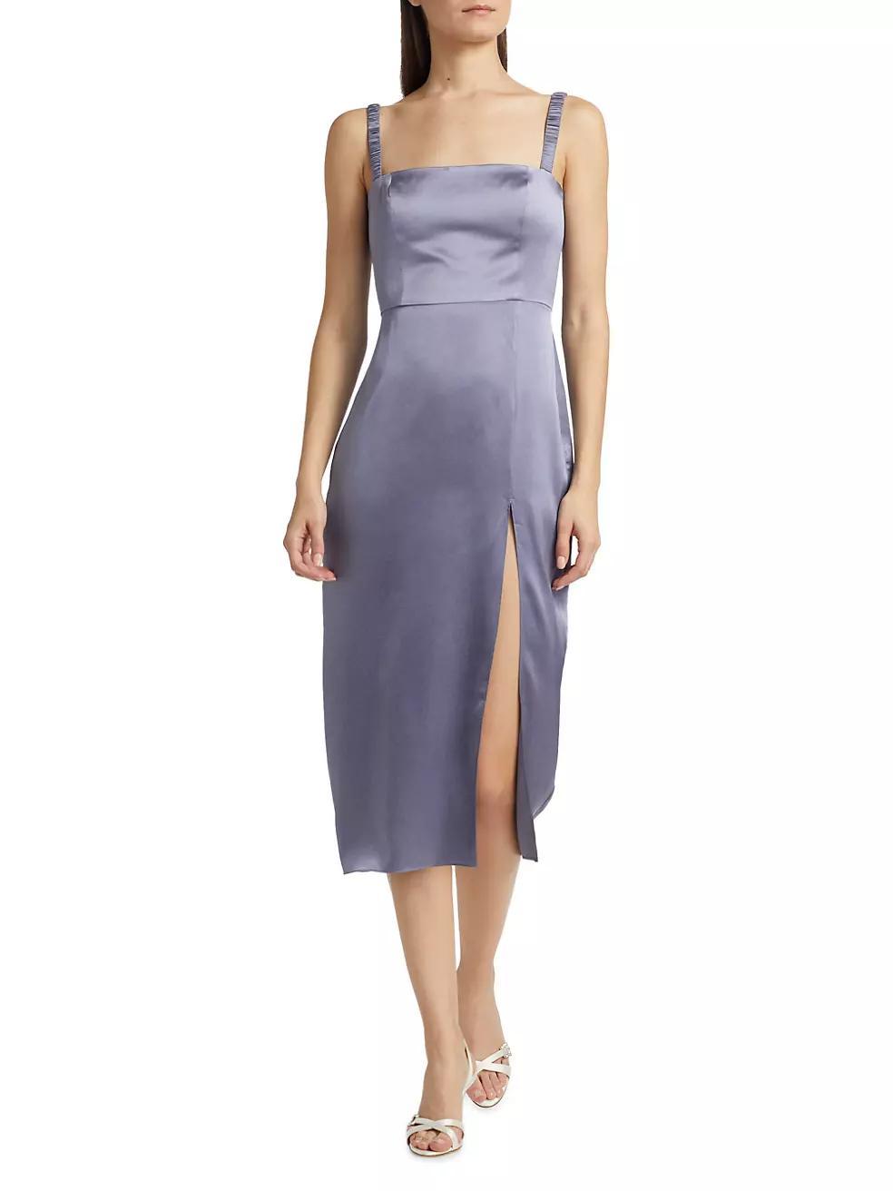 Mileena Silk Midi-Dress Product Image