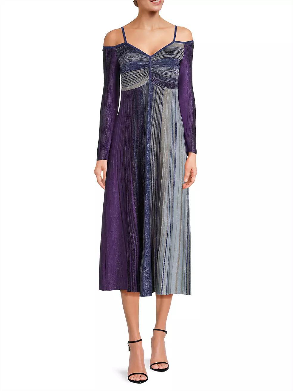 Lurex Knit Maxi Dress Product Image