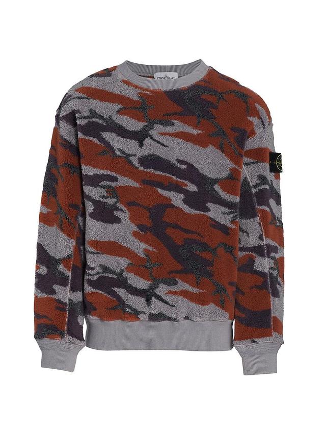 Mens Camo Crewneck Sweatshirt Product Image