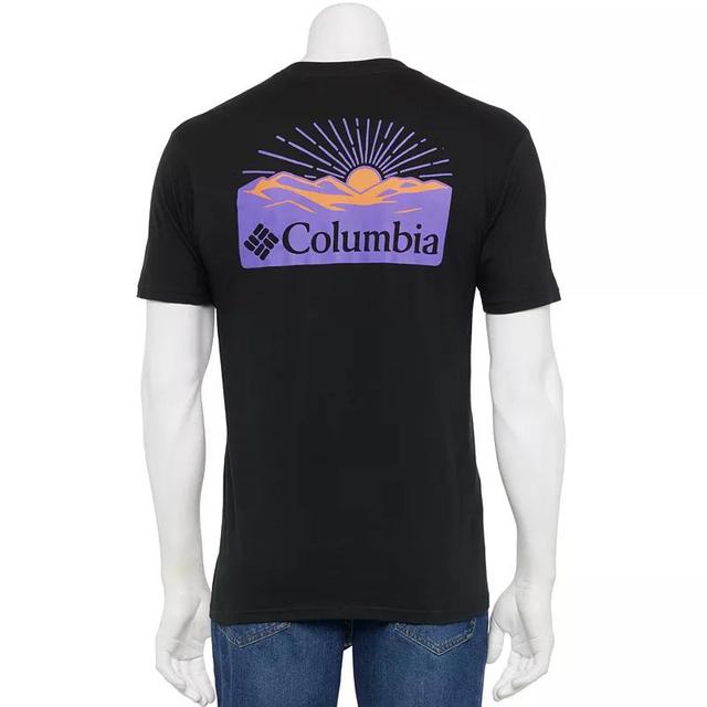 Mens Columbia Short Sleeve Back Graphic Tee Product Image