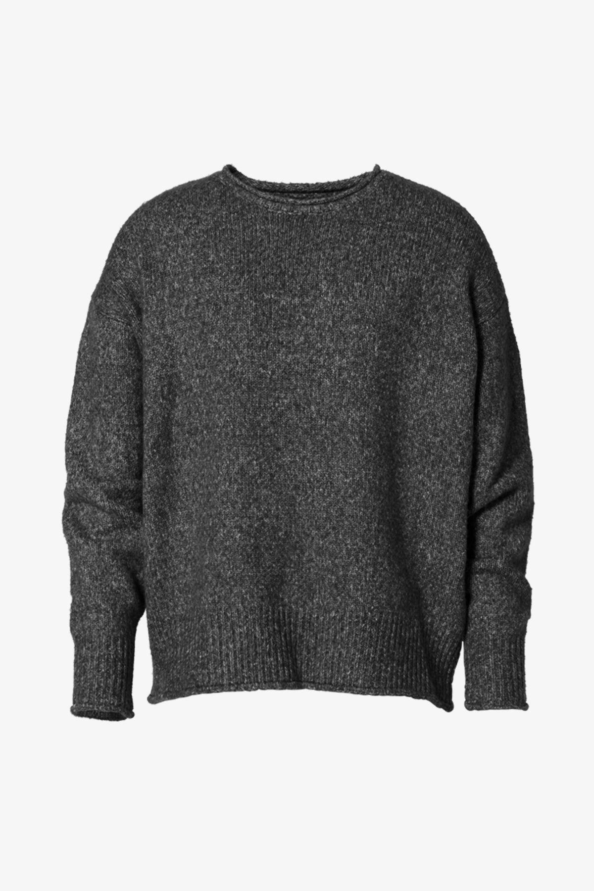 Grain Sweater - Black/Grey Product Image