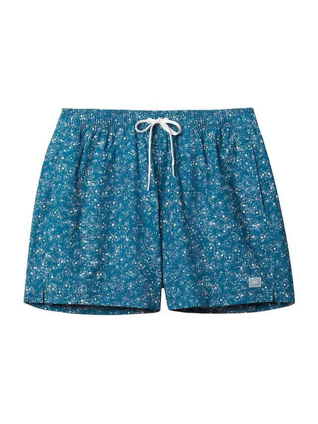 Mens R & R Floral Swim Trunks Product Image