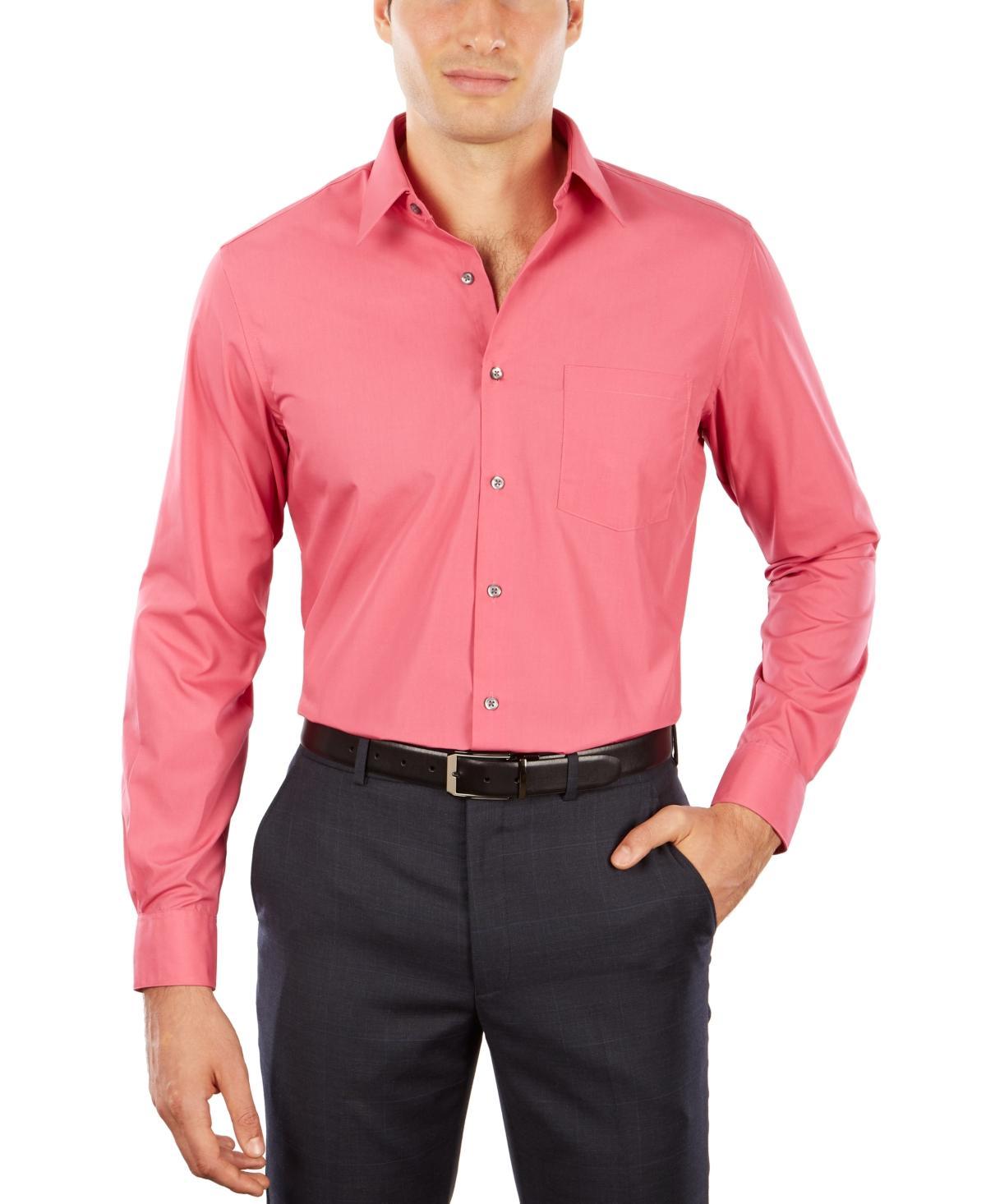 Van Heusen Mens Athletic Fit Poplin Dress Shirt Product Image