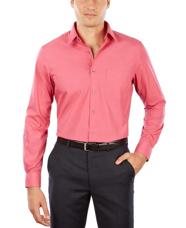 Van Heusen Mens Athletic Fit Poplin Dress Shirt Product Image