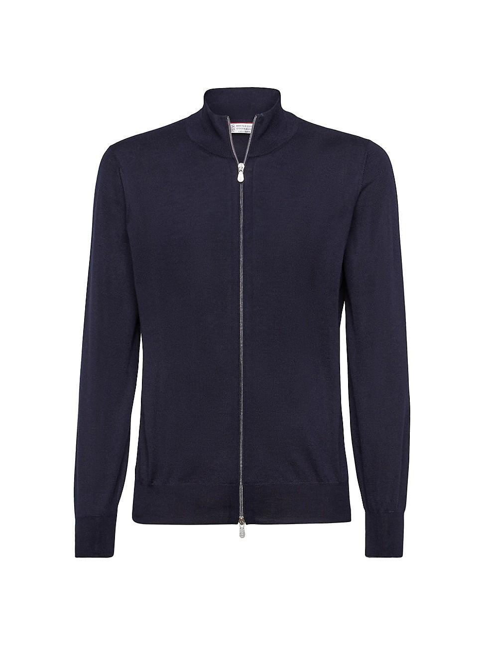 Mens Lightweight Cardigan With Zipper Product Image