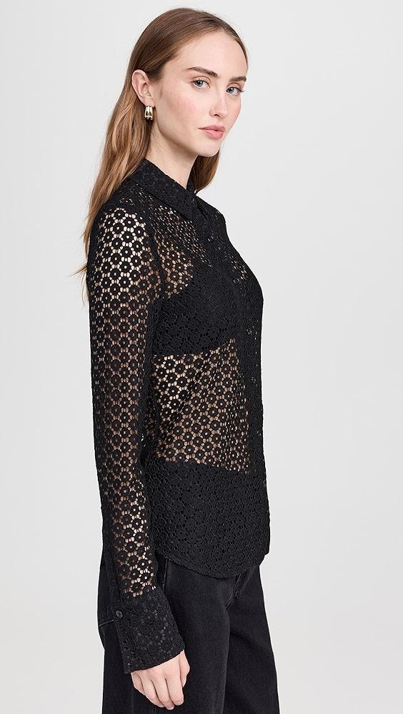 rag & bone Yvette Lace Shirt | Shopbop Product Image