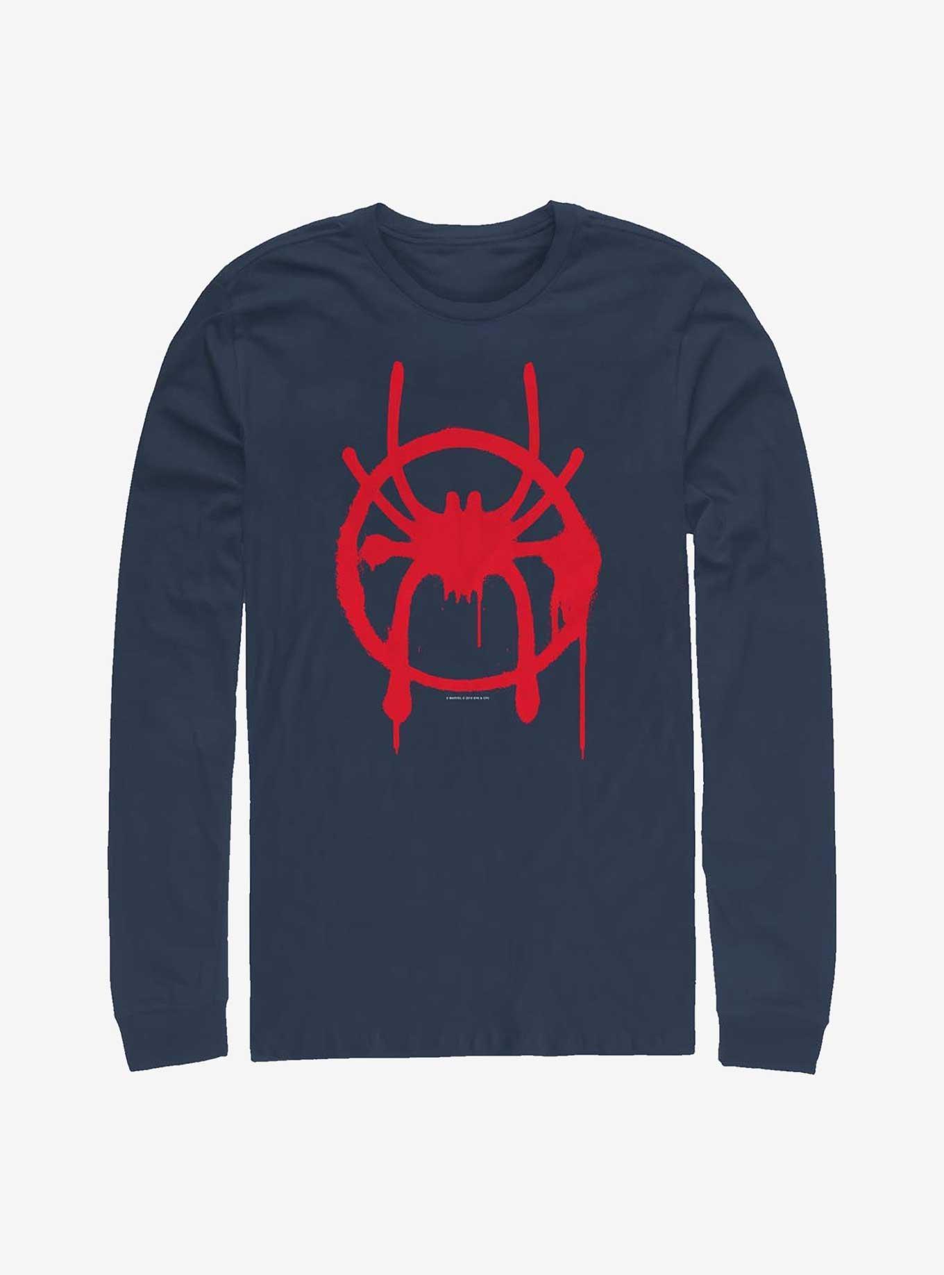 Marvel Spider-Man Miles Symbol Long-Sleeve T-Shirt Product Image