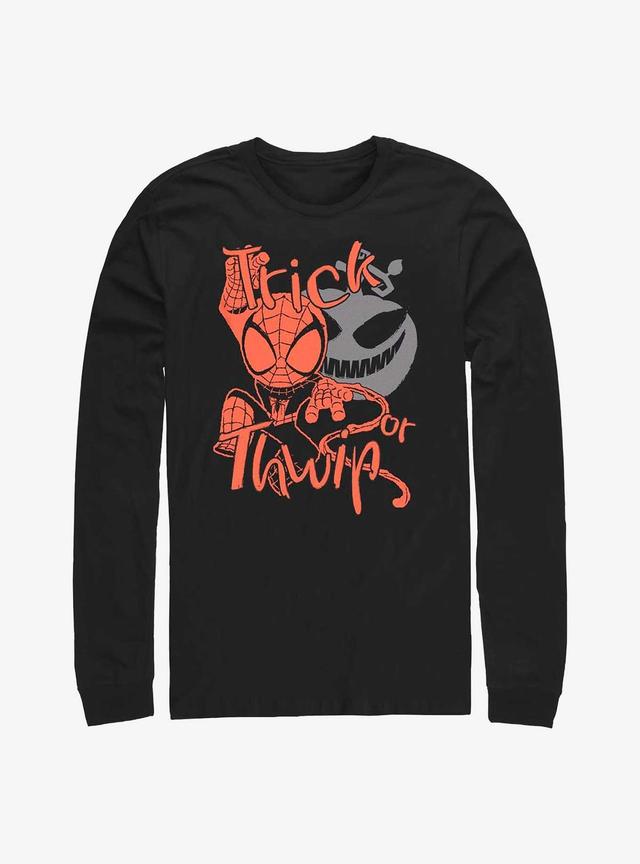 Marvel Spider-Man Trick Or Thwip Long-Sleeve T-Shirt Product Image