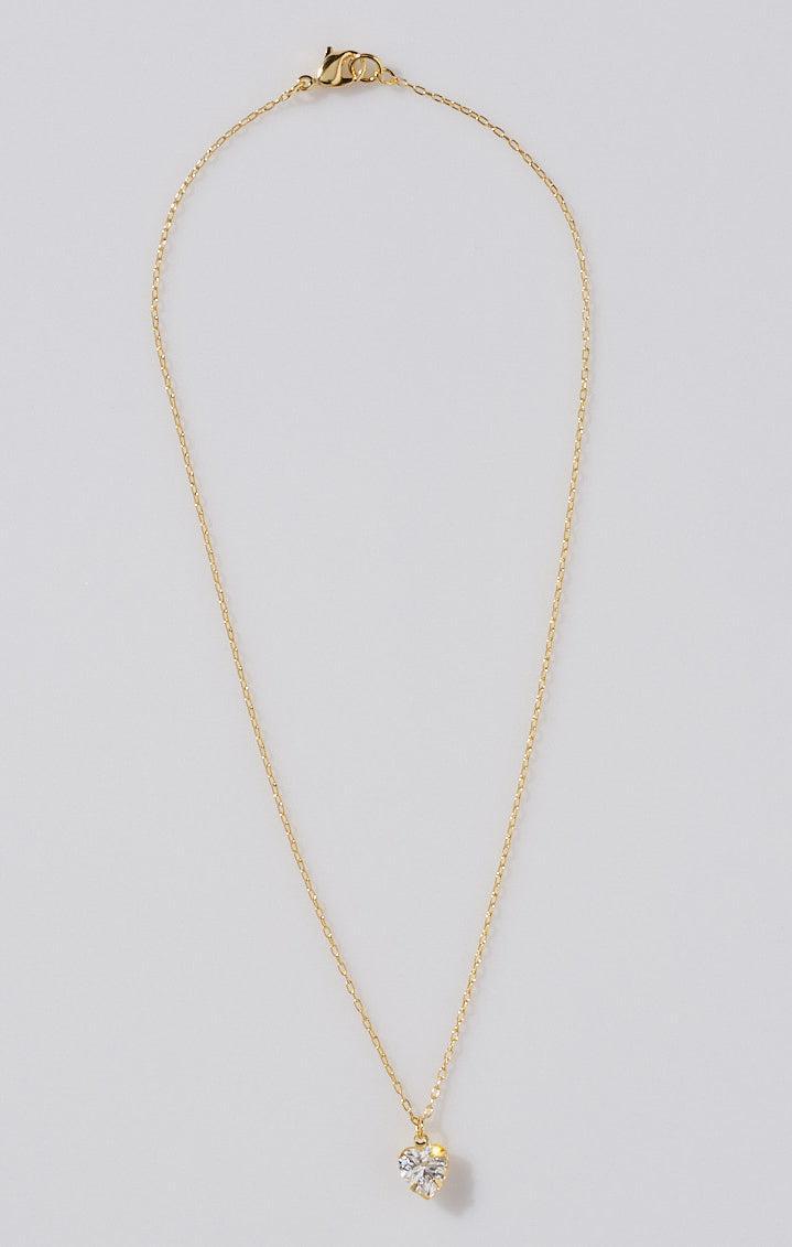 Faithy Jewels Hailey Heart Necklace ~ Gold Product Image