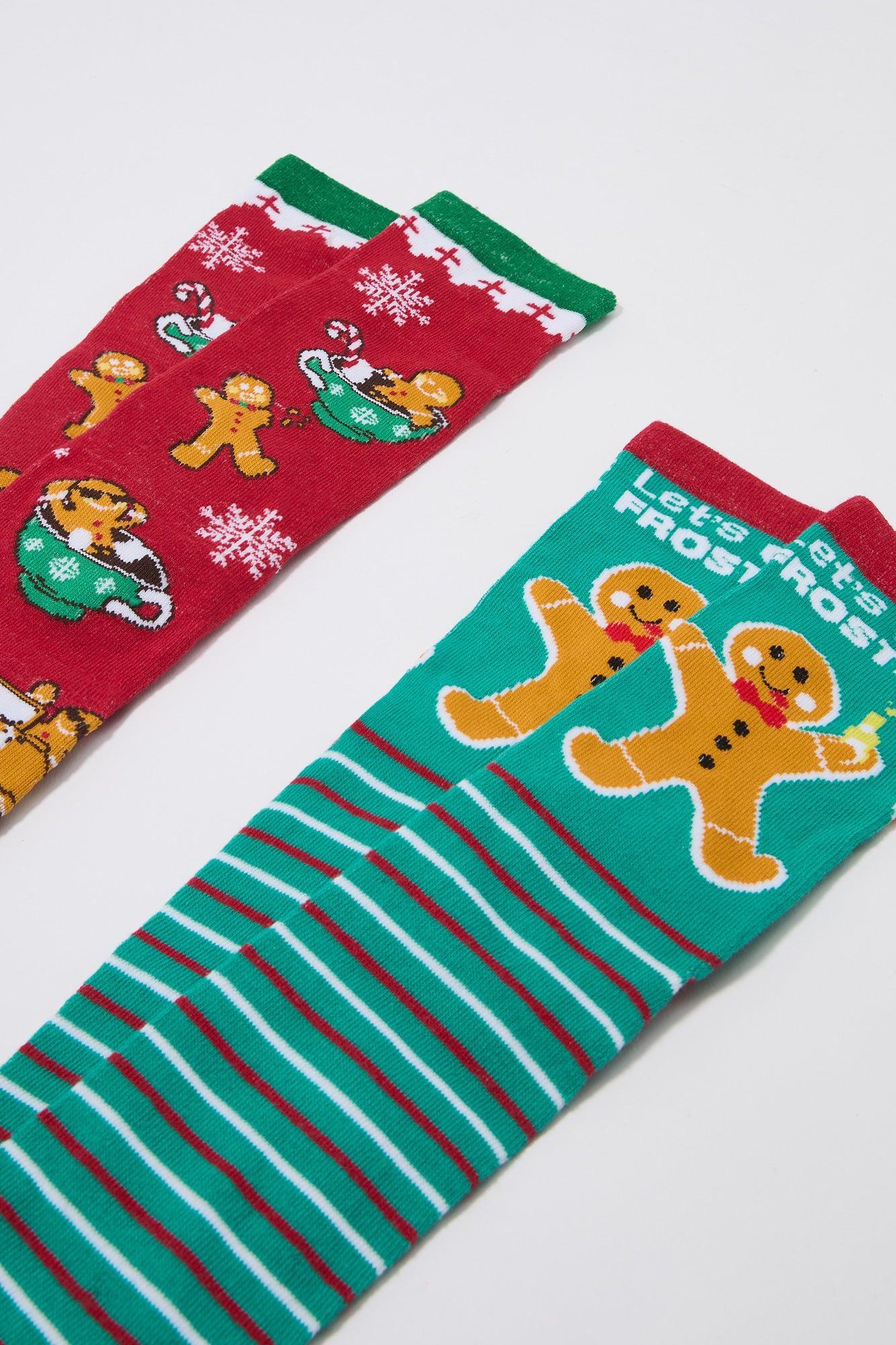 Christmas Crew Socks (2 Pack) Male Product Image