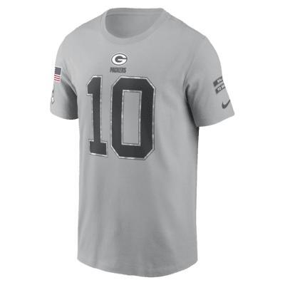 Jordan Love Green Bay Packers Salute to Service Nike Men's NFL T-Shirt Product Image