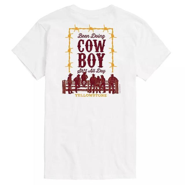 Mens Yellowstone Been Doing Cowboy Graphic Tee Product Image