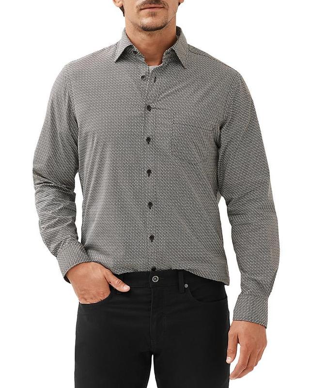 Rodd & Gunn Hatton Original Fit Geo Pattern Button-Up Shirt Product Image