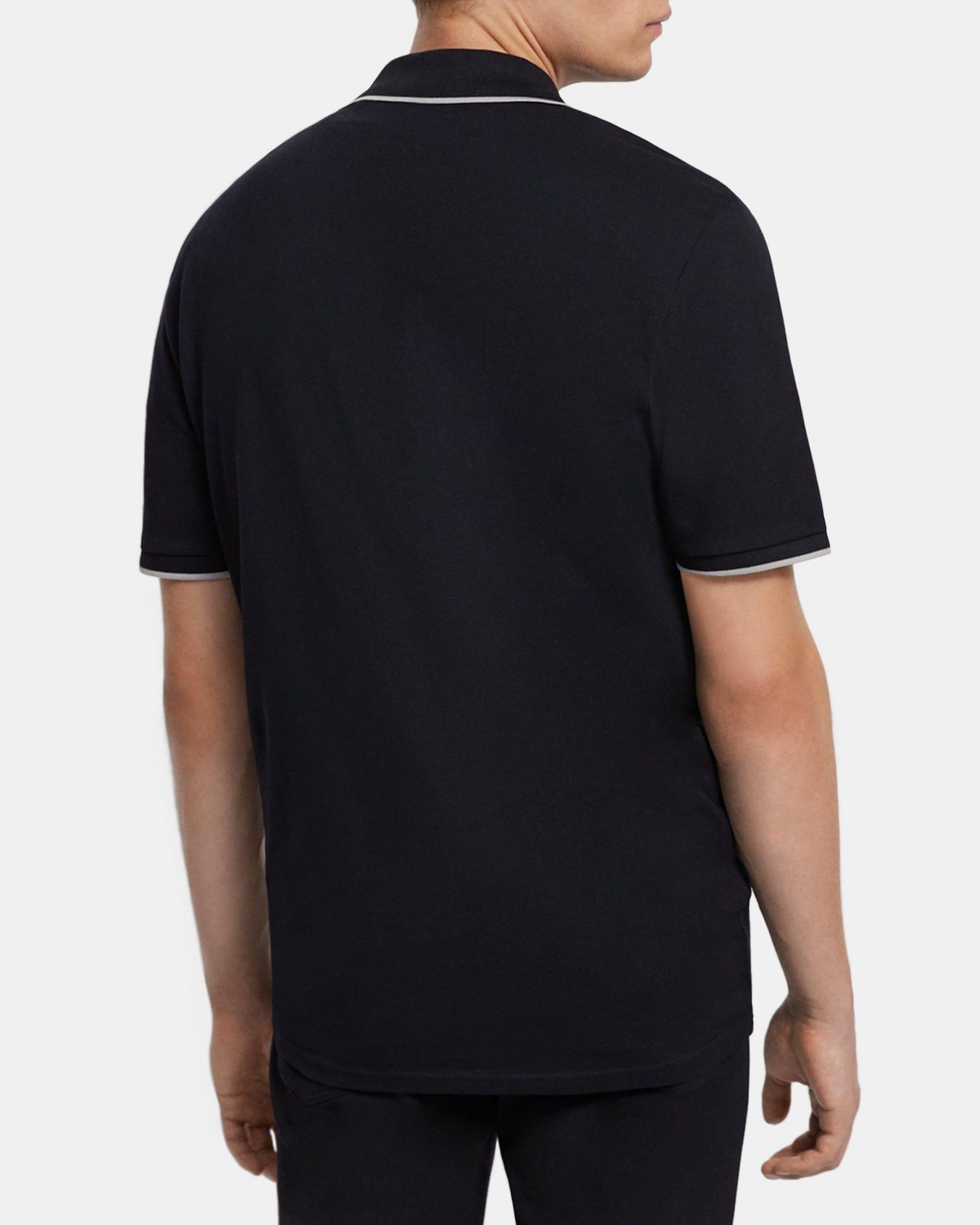 Relaxed Polo Shirt in Cotton Piqué Product Image