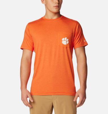 Columbia Men's Collegiate Tech Trail Short Sleeve Shirt - Clemson- Product Image