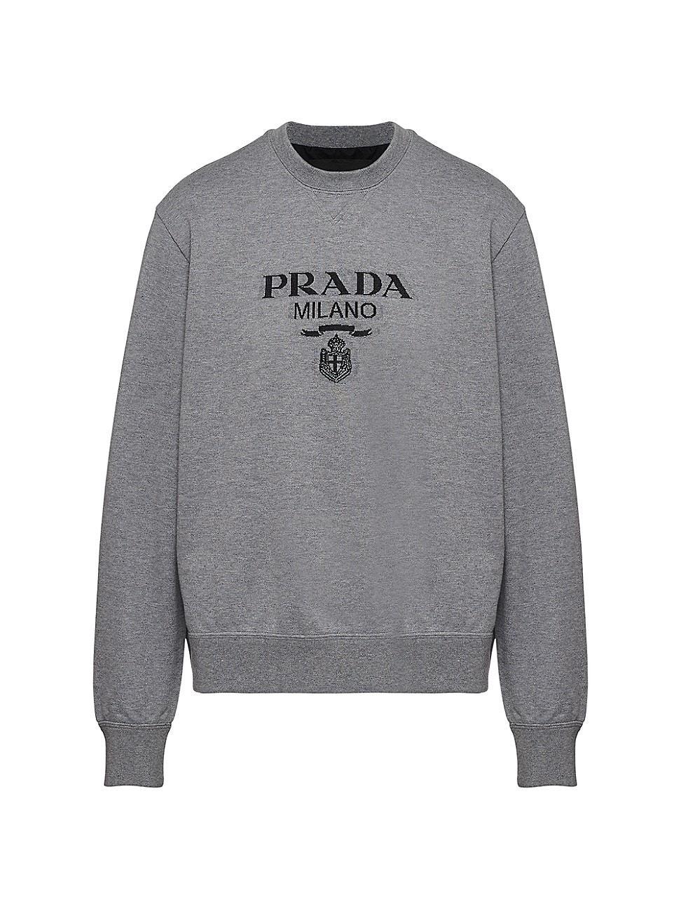 Oversized Cotton Jersey Logo Sweatshirt Product Image