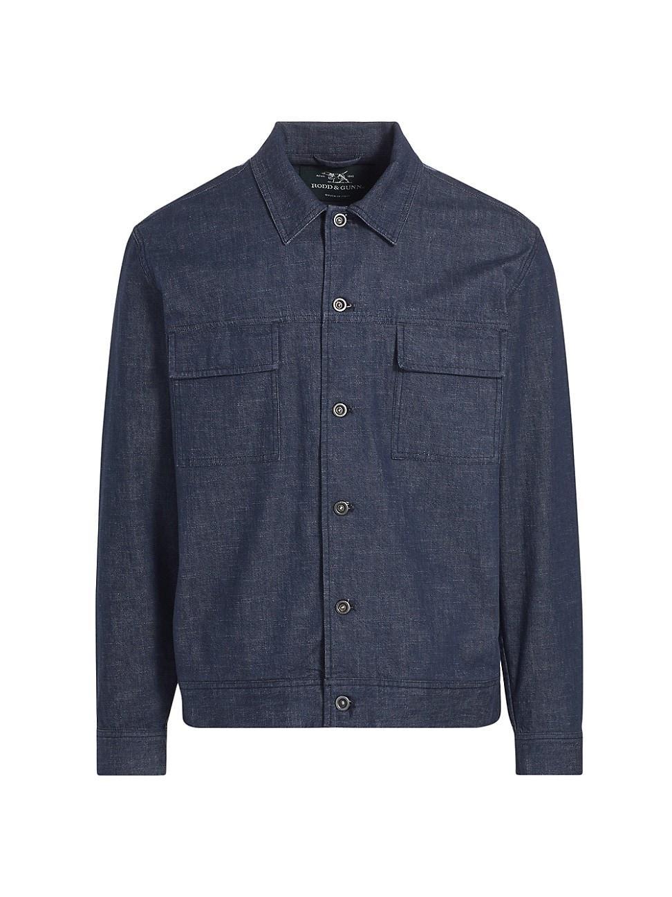 Mens Little Valley Chambray Trucker Jacket Product Image