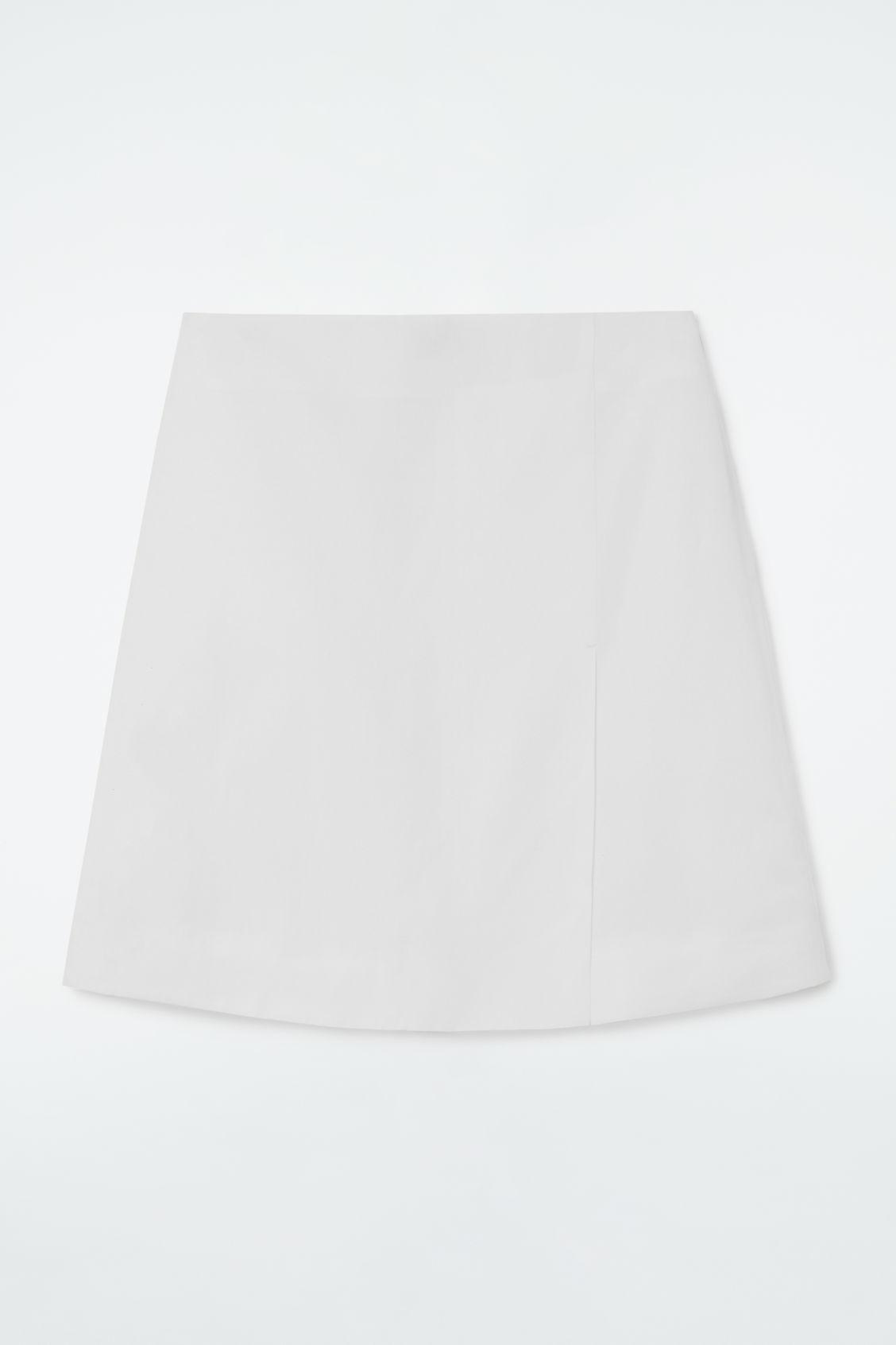 FRONT-PLEAT MINI SKIRT Product Image