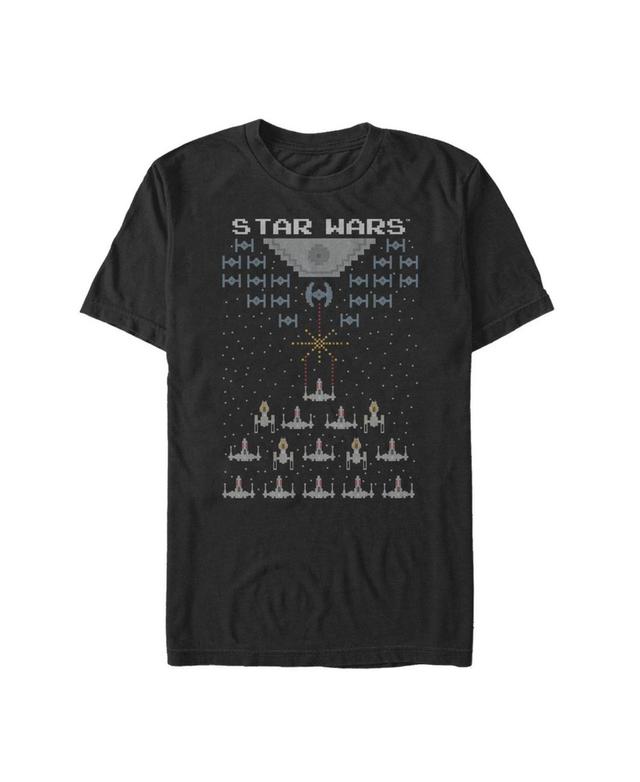 Mens Star Wars Graphic Pixel Tee Black Product Image