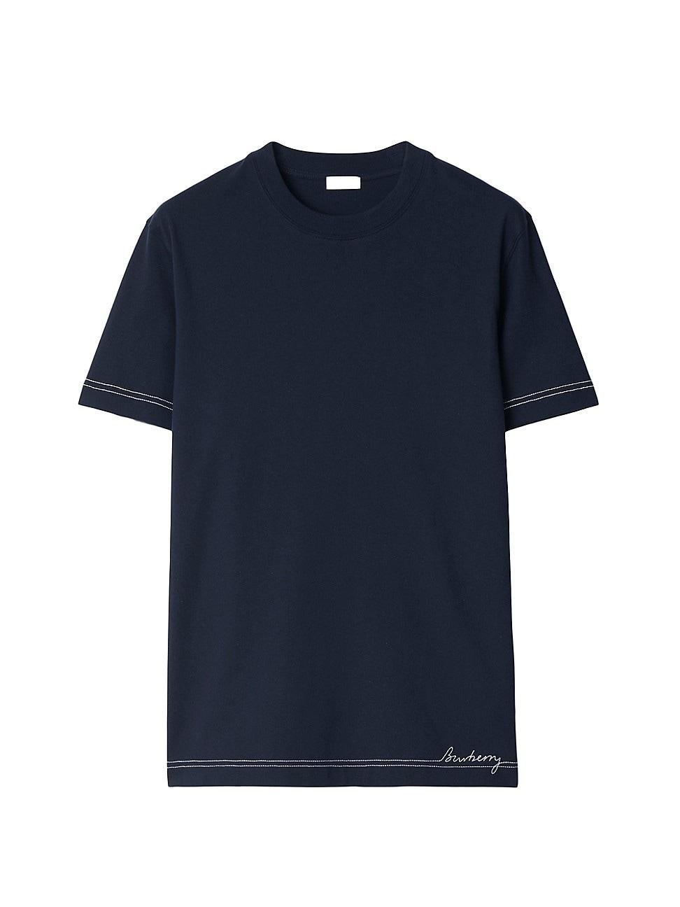 Mens Cotton Crewneck T-Shirt Product Image