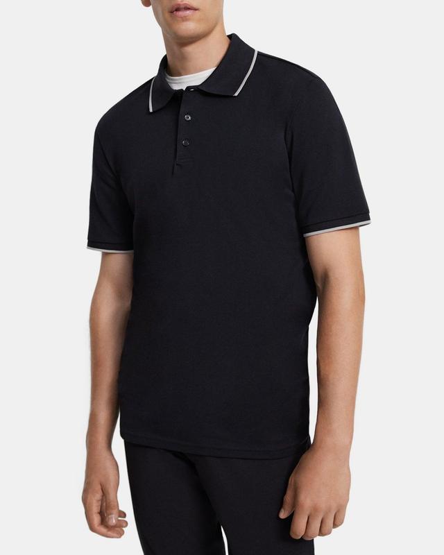 Relaxed Polo Shirt in Cotton Piqué Product Image