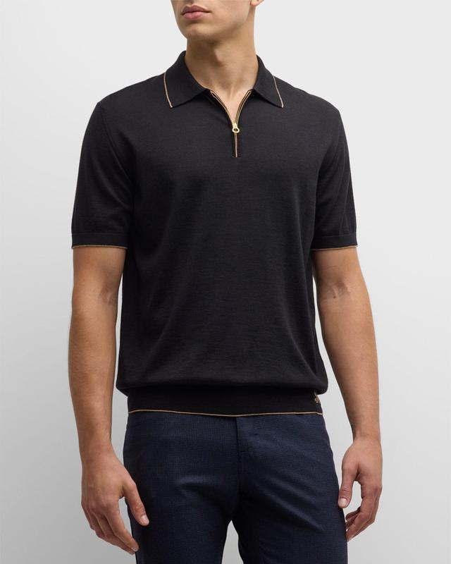 Mens Quarter-Zip Polo Sweater Product Image