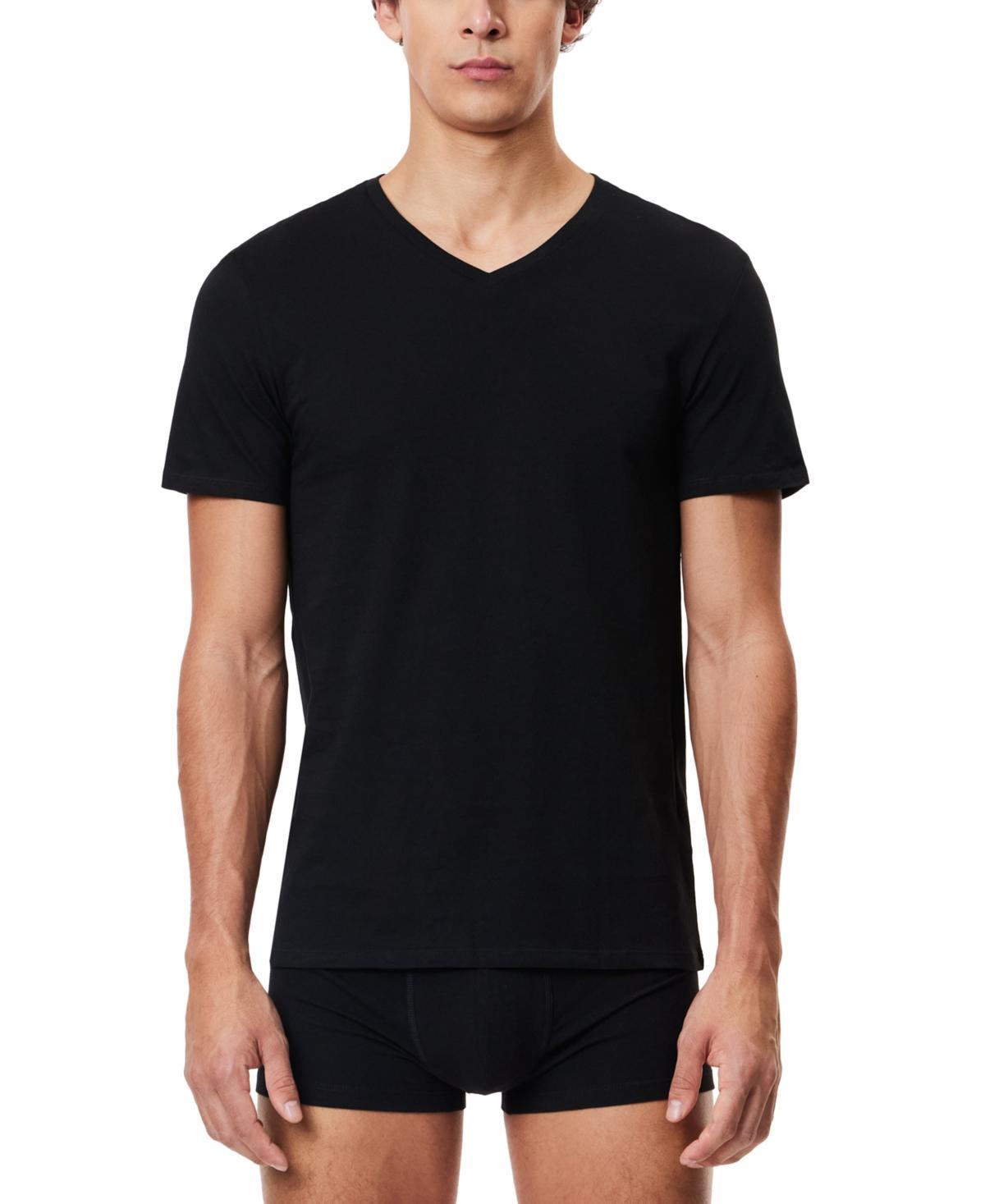 Lacoste Mens 3pk. Slim-Fit V-Neck T-Shirts Product Image