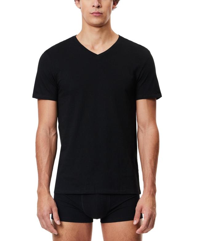 Lacoste Mens 3pk. Slim-Fit V-Neck T-Shirts Product Image