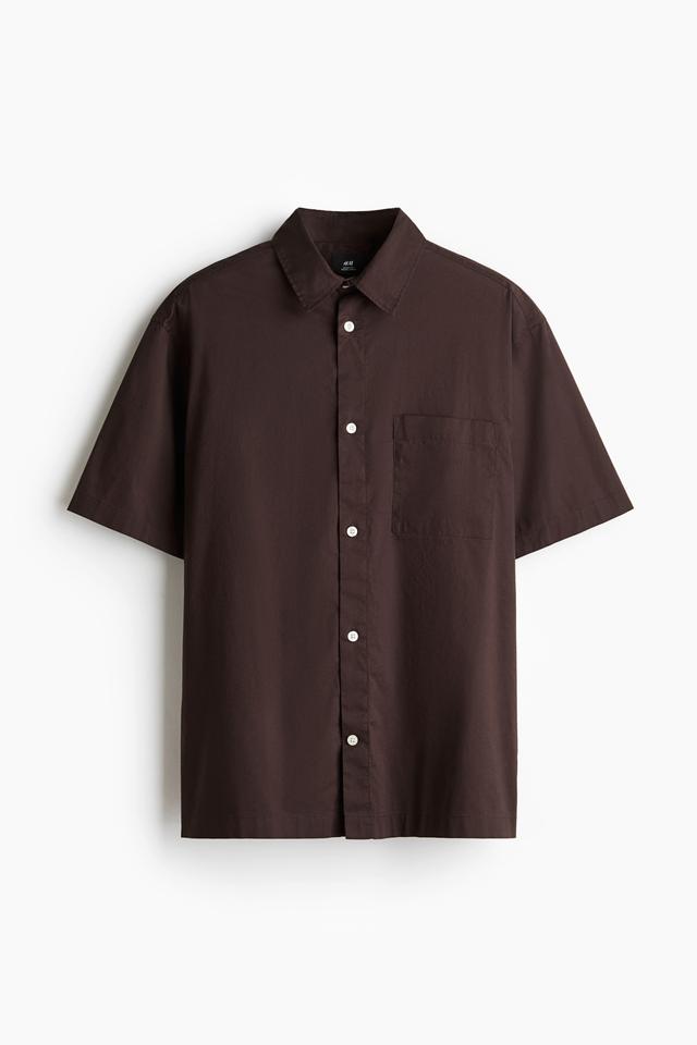 Loose Fit Short-Sleeved Shirt Product Image