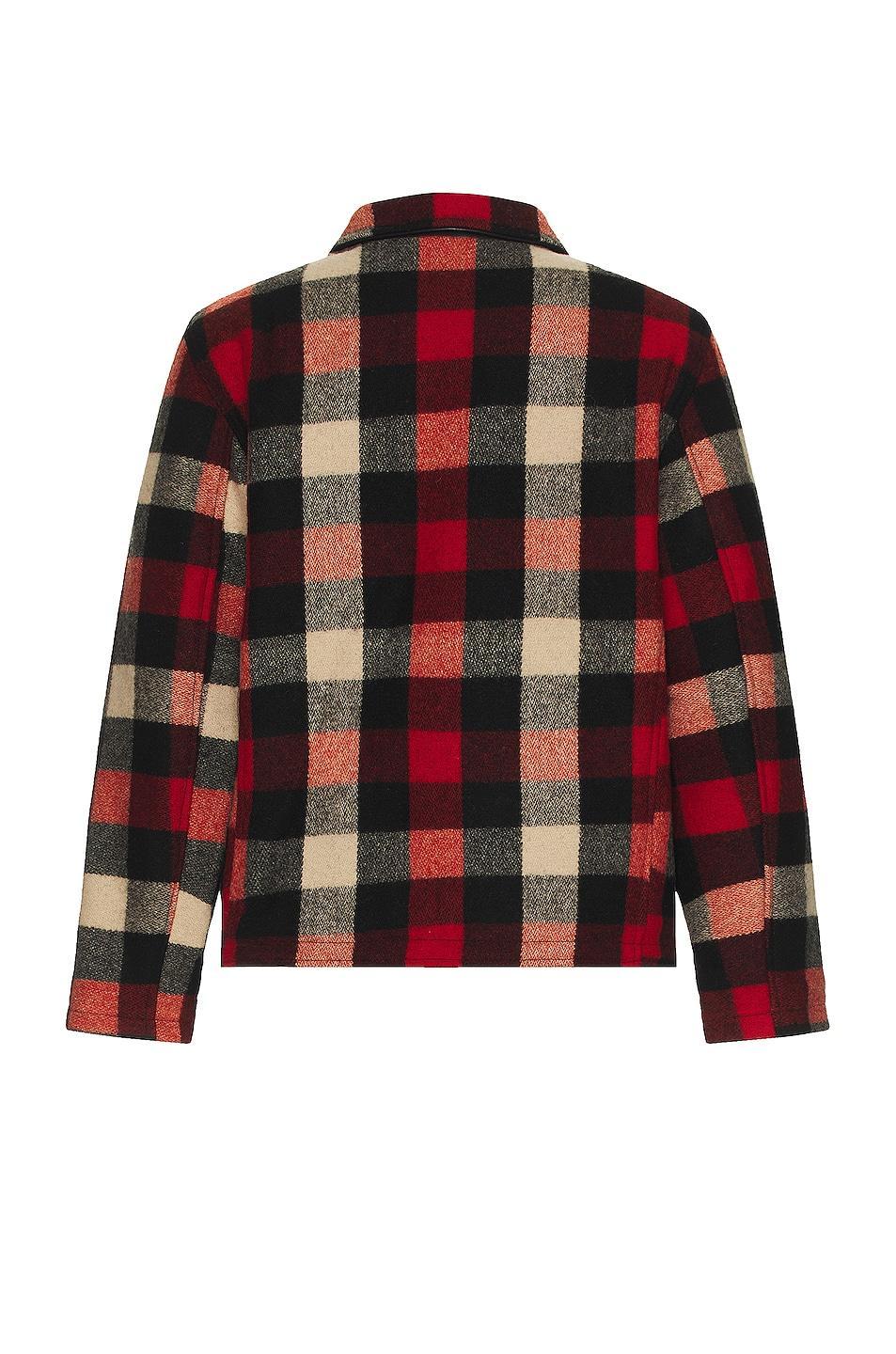 Schott Wool Plaid Station Jacket Product Image