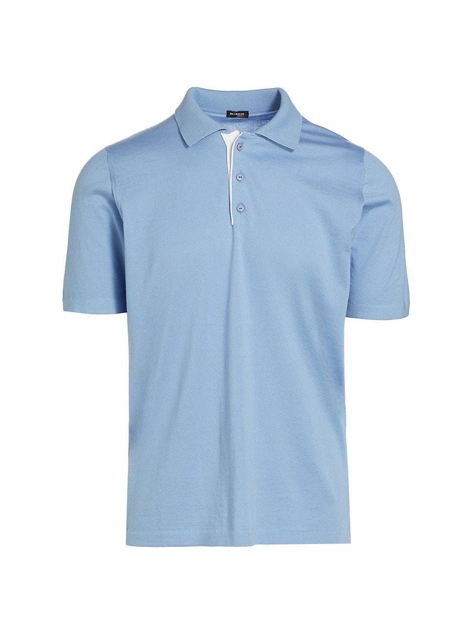 Mens Cotton Polo Shirt Product Image