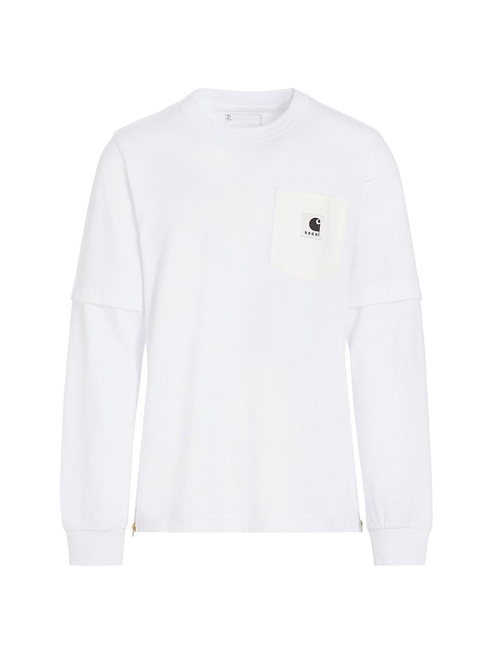 Mens Sacai x Carhartt WIP Long-Sleeve T-Shirt Product Image