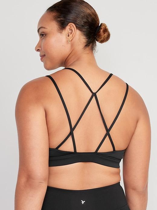 Light Support Strappy Sports Bra Product Image