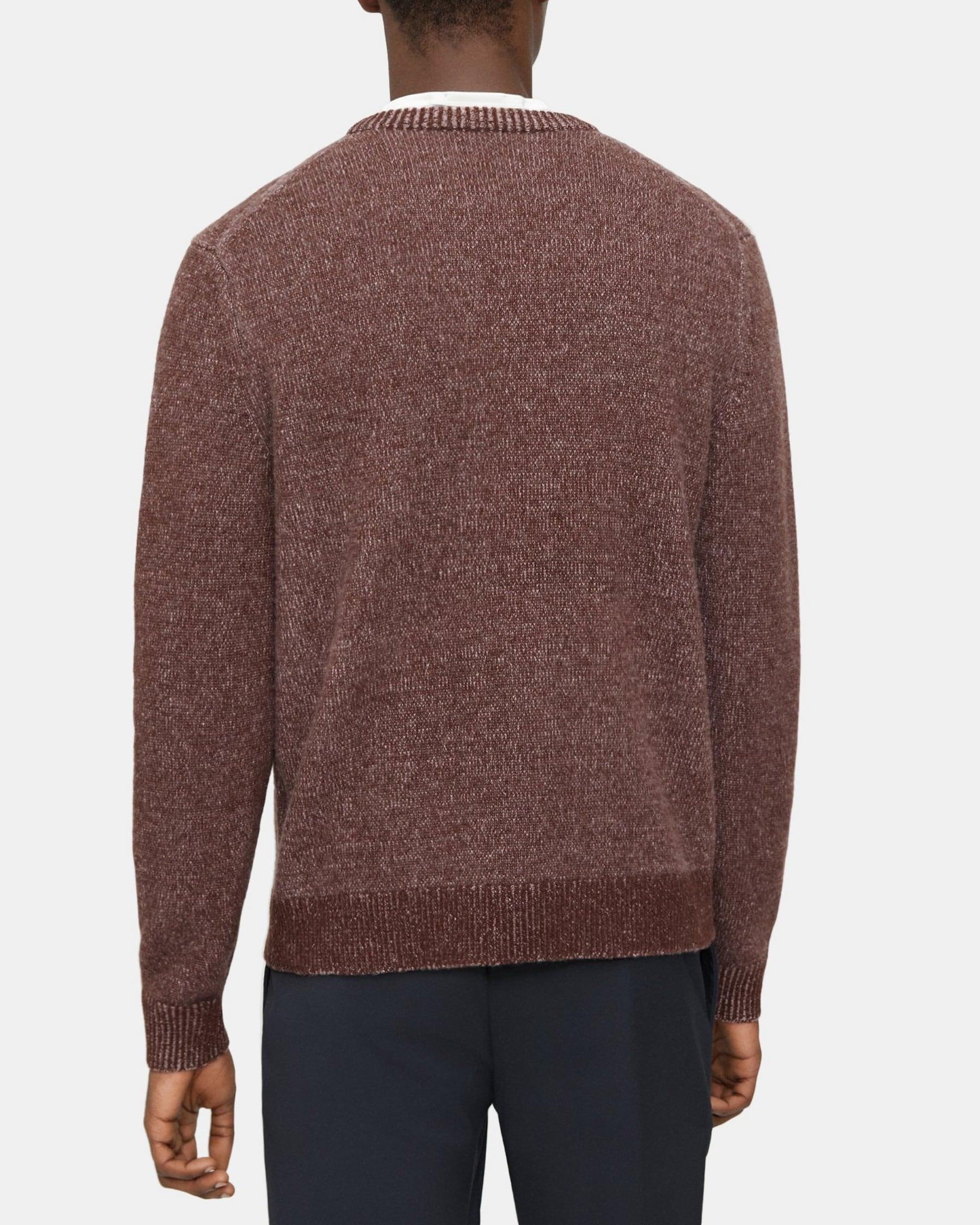 Crewneck Sweater in Wool-Cashmere Product Image