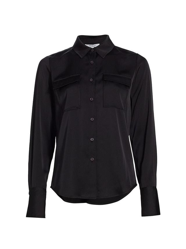 Womens Lorena Chest Pocket Blouse Product Image