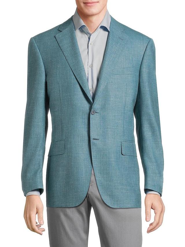 Mens Siena Wool-Blend Two-Button Sport Coat Product Image