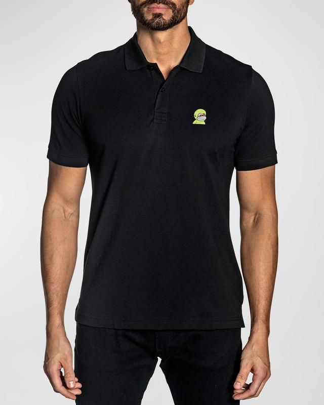 Mens NFT Embroidered Pima Cotton Polo Shirt Product Image